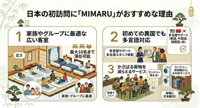 日本の初訪問にMIMARUがおすすめな理由