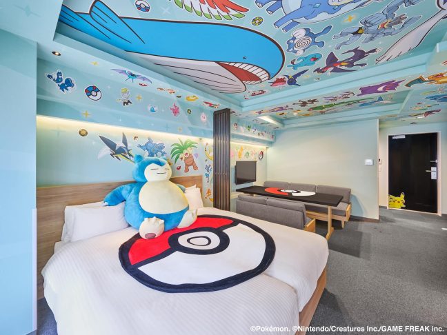 Pokémon Room at MIMARU Kyoto STATION. A family-friendly apartment hotel just a 2-minute walk from Kyoto Station, with excellent Shinkansen access.