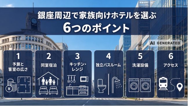 銀座エリアでファミリー向けホテルを選ぶポイント。MIMARUの広い客室で子連れ滞在も快適